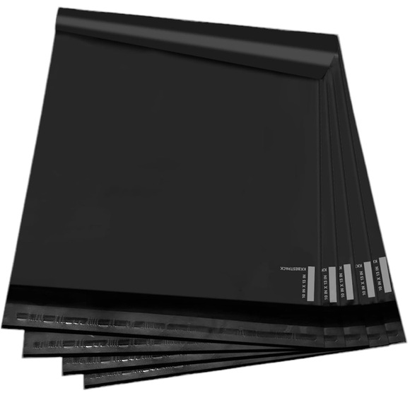 Set of 20 10X13 Black Polymailers - Picture 1 of 1